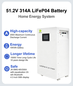 แบตเตอรี่อินเวอร์เตอร์ 48v 50ah 100ah 200ah 300ah 628ah แบตเตอรี่ลิเธียม แบตเตอรี่ลิเธียมไอรอนฟอสเฟต สำหรับระบบพลังงานแสงอาทิตย์ - Product Image 2