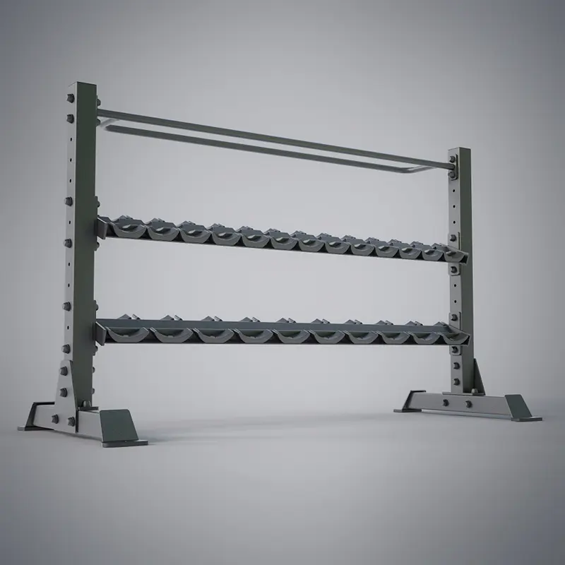 DHZ Fitness Gym Equipment E6239 Storage Rack Series Dumbbell Rack