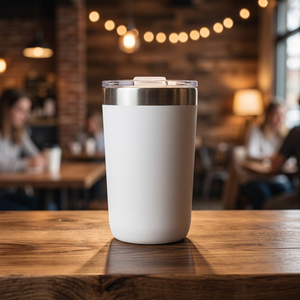 Verre à boisson sans marque de 420 ml, magnifique, avec extérieur en plastique recyclé, design écologique - Product Image 2