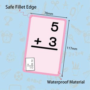 Herramientas para Calcular Números en Jardín de Infancia, Juegos de Matemáticas Tempranas, Aprendizaje para Niños, Tarjetas de Memoria para Sumas y Restas - Product Image 4