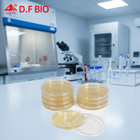 Plaque d'agar pour comptage de plaques, équipement de laboratoire médical, fournitures de laboratoire en plastique professionnelles pour les expériences de comptage de plaques bactériennes