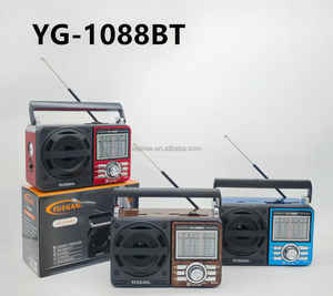 <span class=keywords><strong>Radio</strong></span> Portátil Eletree YG-1088BT de Alta Sensibilidad con Receptor Mundial AM FM SW1-<span class=keywords><strong>7</strong></span> de 9 Bandas con Reproductor de Música USB/TF - Product Image 2