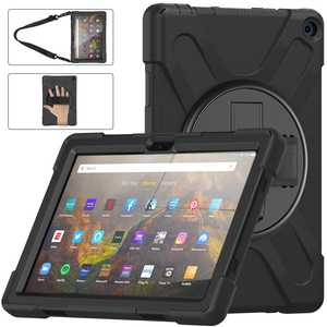 Funda Protectora Resistente <span class=keywords><strong>para</strong></span> Tablet <span class=keywords><strong>PC</strong></span> de 10.1 Pulgadas, Carcasa de Silicona Resistente a Impactos <span class=keywords><strong>para</strong></span> <span class=keywords><strong>Kindle</strong></span> Fire HD 10 Plus, Elegante y Protectora - Product Image 2