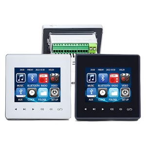 Akıllı ev için <span class=keywords><strong>Bluetooth</strong></span> ses OLED ekran zamanlama oynatma otel arka plan müzik <span class=keywords><strong>Android</strong></span> gömülü 86 aile ev sahibi WiFi pil - Product Image 1