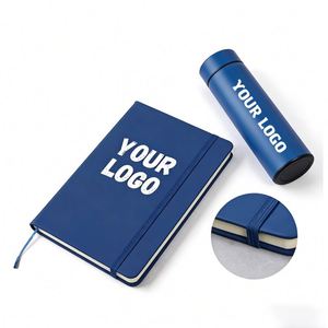 Carnet personnalisé A5 avec sangle élastique, logo de marque imprimé, carnet de notes, bloc-notes, carnet en cuir PU - Product Image 1