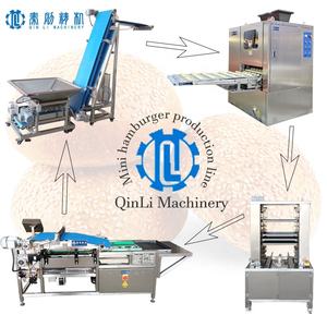 Equipo de procesamiento de alimentos línea de producción de bolas de masa congelada máquina para hacer pan de hamburguesa - Product Image 1