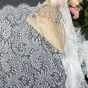 DELACE Renda Eyelashi Bordir Kain Gambar Bunga Alam Buatan Tangan Multiwarna untuk Gaun Pengantin Renda Wanita