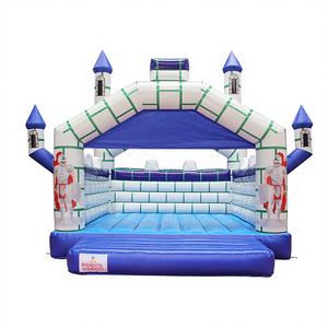 Parque de Diversiones Inflable Interior, Castillo de PVC con Trampolín, Resistente al Fuego y al Agua, Fácil de Instalar - Product Image 1