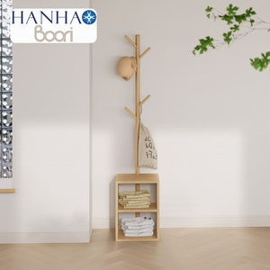 Boori Living <span class=keywords><strong>Porte</strong></span>-vêtements modulaire <span class=keywords><strong>Porte</strong></span>-<span class=keywords><strong>manteau</strong></span> détachable en bois avec organisateur en tissu et rangement pour <span class=keywords><strong>chambre</strong></span> ou salon - Product Image 1