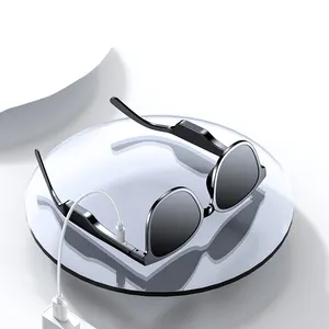 MK24012403 MP3 5,0 Smart Digital Audio Gafas de Sol para exteriores Tonos con estuche Paño de limpieza Gafas - Product Image 1