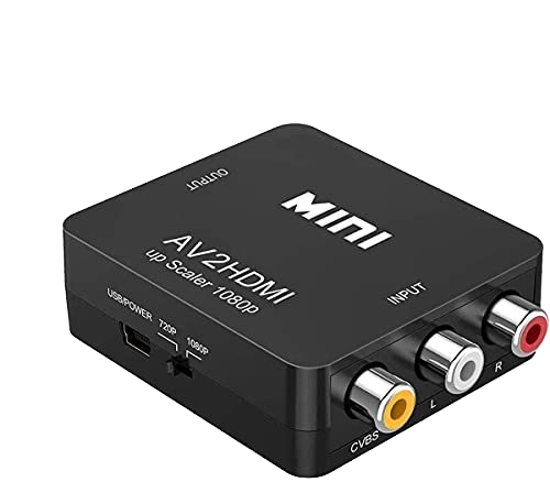 Hotsell Cheap Price 1080P AV to HDMI AV2HDMI Mini RCA AV to HDMI RCA Signal Converter for TV VHS VCR HD DVD