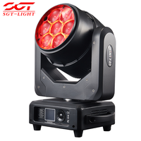 Fabrika Çıkışlı Mini Arı Gözü Zoom Lambası 7x40W Arı Gözleri 16bit Hareketli Strobe Işın Yıkama Efekti Düğün Parti Gösterisi için