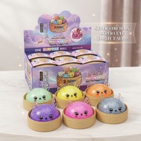Jouet anti-stress en forme de boulette de Noël en forme de bois de renne, à récupération lente, texture réaliste, en caoutchouc