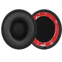Almohadillas de Repuesto Joghaw para Auriculares Beats, Compatibles con Solo 2 y Solo 3, Cojines de Cuero Proteico Suave de Alta Densidad