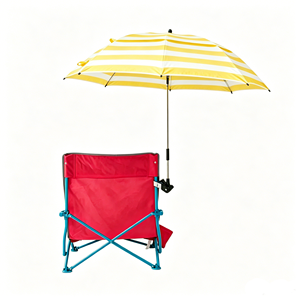 Silla de Playa Plegable <span class=keywords><strong>con</strong></span> Sombrilla Integrada, Silla de Sol Personalizada para Exteriores, para Camping y Eventos, MOQ 200 - Product Image 2