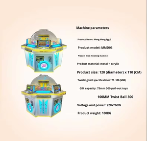 เครื่องจำหน่ายของรางวัลโลหะแบบกำหนดเองได้ ยอดขายดี รุ่น Wzl ใช้เหรียญ  สำหรับเกมแคปซูล  ใช้ไฟ 110/220V เหมาะสำหรับห้างสรรพสินค้า - Product Image 3
