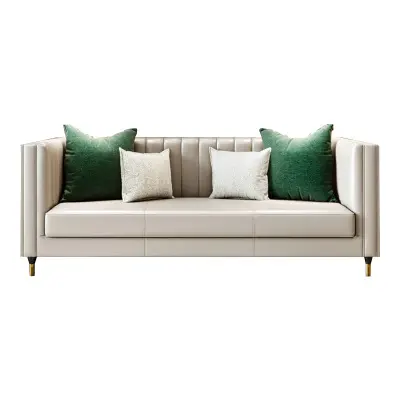 Sofá italiano de combinación cuadrada para varias personas, mueble nórdico creativo de esquina de alta gama para sala de estar
