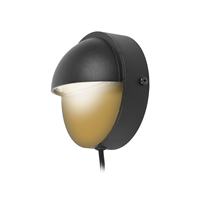 Lampes LED encastrées pour escaliers, murales, décoratives, extérieures, haute puissance, IP65, 2W, rondes, demi-lune, pour intérieur