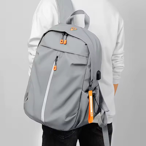 Mochila para Portátil de Gran Capacidad con Logotipo Personalizado al por Mayor, Moderna, Impermeable, con Puerto de Carga USB, para Viajes de Negocios, de Poliéster con Cierre - Product Image 5
