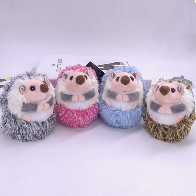Portachiavi Peluche Riccio Grigio: Set Da 2, Ciondolo Carino Per Borsa E Chiavi, Regalo Per Donne E Ragazze - 2