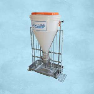 Hengyin - Comedero Automático para Granja de Cerdos con Aislamiento Térmico, Ajustable para Alimento Húmedo y Seco, Nuevo, Plástico+Acero, Blanco, 1 Año de Garantía - Product Image 3