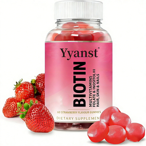 Gomitas de Vitaminas y Minerales para Blanquear la Piel de Forma Saludable, Biotina para el Cabello y las Uñas, Gomitas de Colágeno y Péptidos para la Belleza - Product Image 1