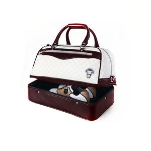 Sac à chaussures <span class=keywords><strong>de</strong></span> <span class=keywords><strong>golf</strong></span> en cuir PU <span class=keywords><strong>de</strong></span> haute qualité, durable, avec logo personnalisé en usine, pour hommes et femmes - Product Image 2