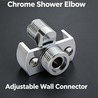 Coude excentrique universel réglable pour douche, 0-40 °   Adaptateur de correction d'angle, raccord mural pour mitigeur de douche