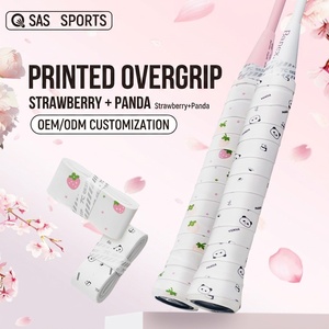 Poignée de <span class=keywords><strong>raquette</strong></span> de badminton <span class=keywords><strong>et</strong></span> de tennis personnalisée avec logo imprimé, antidérapante, absorbant la transpiration, colle sportive pour la main, usine OEM/ODM - Product Image 1
