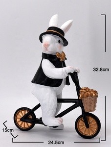 Fête de pâques Décorations Animalières Uniques <span class=keywords><strong>Lapin</strong></span> Sculpture Enfants Chambre Décoration <span class=keywords><strong>Accessoire</strong></span> - Product Image 4