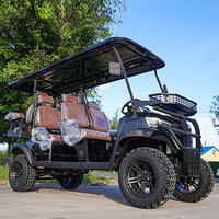 Carrito de Golf Eléctrico de 4 Plazas, 72V, Litio, DOT US, Logotipo Personalizable, Color de Carrocería, Caja Trasera Adicional y Espacio de Almacenamiento Extra