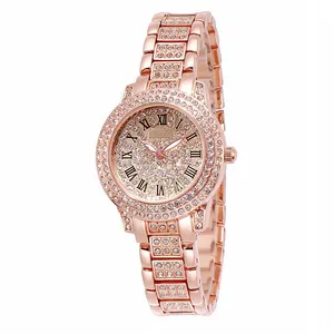 Простые дизайнерские часы с алмазным циферблатом, элегантные женские наручные часы, высококачественные водонепроницаемые женские кварцевые часы