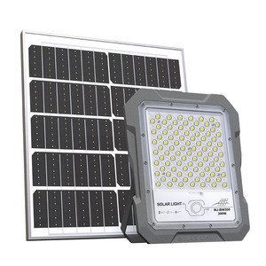 Lámpara Solar MJ-BW300, Reflector LED de 300W para Exteriores, Impermeable, con Control Remoto, Montaje en Superficie, Aleación de Aluminio - Product Image 1