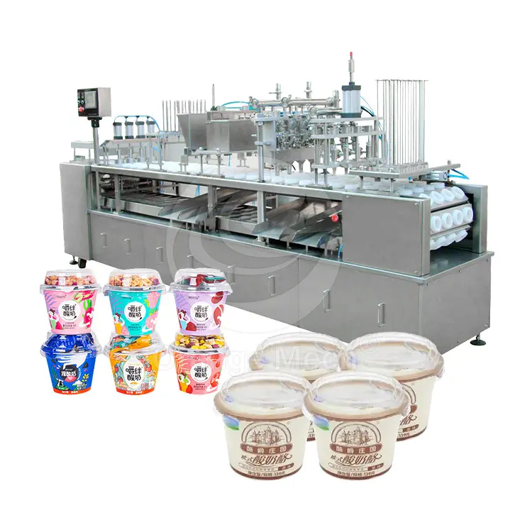 ORME kleine Yogurt-Schnell-Pneumatische Packbecher Saft automatische Maschine zur Abfüllung von flüssigen Pasten Eiscreme Dichtungsverschluss