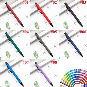 Stylo bille promotionnel en gros, stylo à bille publicitaire, stylo gel métallique personnalisé avec impression de logo, cadeaux marketing - Product Image 2