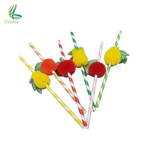 Sortijas de sirena de árbol de papel, frutas Boba, diferentes, desechables, amigos, 3D - Product Image 4