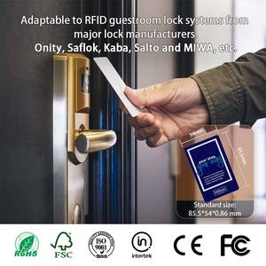 GSC SALTO Betech Saflok Onity Kaba PVC Plastic RFID Hotel Key Cards Fréquence 13.56MHz - Product Image 3