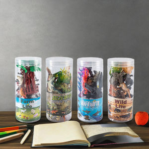 Zhiqu Toys 12 piezas PVC Unisex modelos marinos congelados pequeño Animal dinosaurio conjunto maternidad <span class=keywords><strong>granja</strong></span> aves <span class=keywords><strong>de</strong></span> corral <span class=keywords><strong>de</strong></span> plástico para niños niñas - Product Image 3