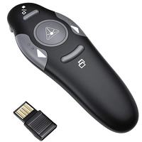 Stylo de présentation sans fil 2,4 GHz, télécommande USB RF avec piles AAA, portée de 10 m pour les présentations PowerPoint PPT