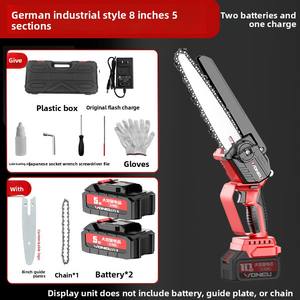 <span class=keywords><strong>Scie</strong></span> électrique sans balais, portable, à batterie lithium, <span class=keywords><strong>mini</strong></span>-tronçonneuse électrique rechargeable pour jardin, <span class=keywords><strong>scie</strong></span> électrique moyenne pour l'extérieur et le débardage - Product Image 6