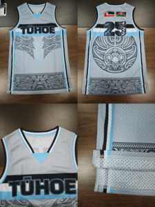 Maillot de basket-ball personnalisé PURE Profession, design maori, col en V, sublimation, ensembles de maillots de basket-ball indigènes pour hommes - Product Image 6