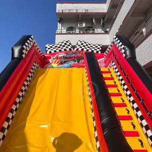 Scivolo Gonfiabile a Tema <span class=keywords><strong>Auto</strong></span> <span class=keywords><strong>da</strong></span> <span class=keywords><strong>Corsa</strong></span> McQueen per Bambini e Adulti, Ideale per Noleggio per Feste - Product Image 6