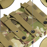 Pochette de rangement triple utilitaire pour équipement d'entraînement extérieur, accessoire Molle