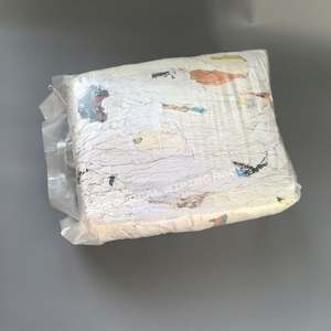 Trapos Desechables Blancos de Algodón con Logotipo Impreso para Limpieza Industrial - Product Image 1