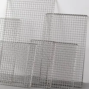 Standard Size Stainless Steel Bbq Grill Net/wire Mesh