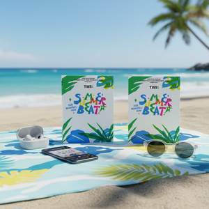 TWS - [SUMMER BEAT!] 2ème mini-album 1 des 2 versions du CD livré au hasard avec livre photo et carte photo | K-POP officiel scellé - Product Image 3