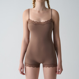 148 Nouvelle combinaison de yoga en dentelle avec soutien-gorge intégré - Product Image 2