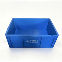 Conteneur en plastique PP réversible et empilable, 800x600x280mm, étanche et recyclable, idéal pour l'entreposage et la distribution