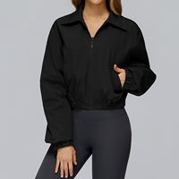 Veste ample d'hiver YanRuo grande taille avec fermeture éclair coupe-vent et chaude pour la randonnée et la course à pied en plein air pour femmes