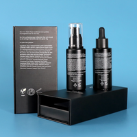 Premium Flat Pack Karton Geschenk verpackung Magnet verschluss Luxus Faltbare Tropf flasche Box Verpackung